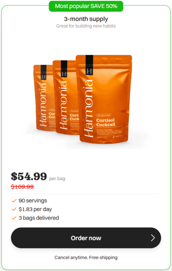 Cortisol cocktail offer price