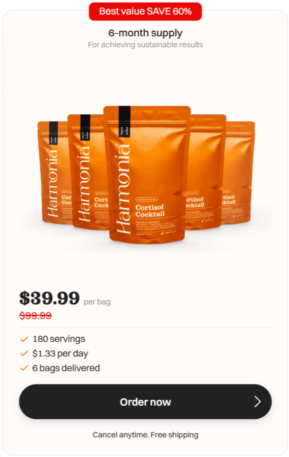 Cortisol cocktail offer price